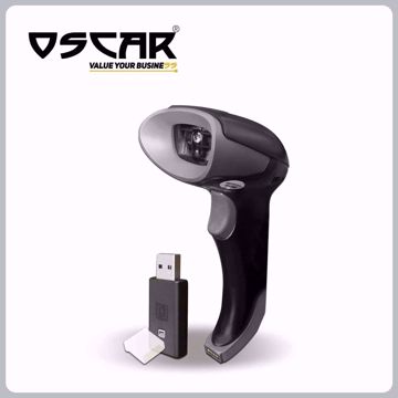 Picture of OSCAR UniBar II BT - Area Imager 2D QR 1D - Bluetooth Wireless Barcode Scanner Black
