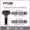 Picture of OSCAR UniBar II - Area Imager 2D QR 1D - Wired Barcode Scanner Black