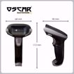 Picture of OSCAR UniBar II - Area Imager 2D QR 1D - Wired Barcode Scanner Black