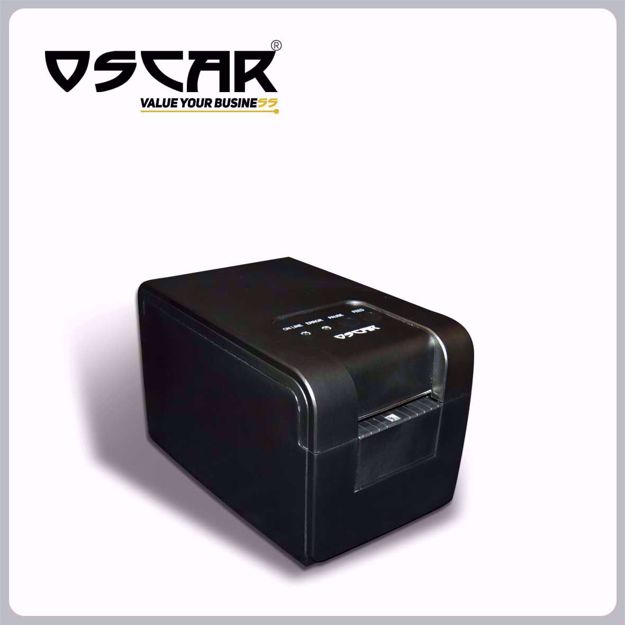 Picture of OSCAR POS58L Thermal Label Printer 58mm USB+Serial Black…