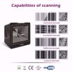 Picture of OSCAR UniBar Magbit - Area Imager 2D QR 1D - Omni-Directional Desktop Barcode Scanner