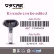 Picture of OSCAR UniBar II - Area Imager 2D QR 1D - Wired Barcode Scanner White