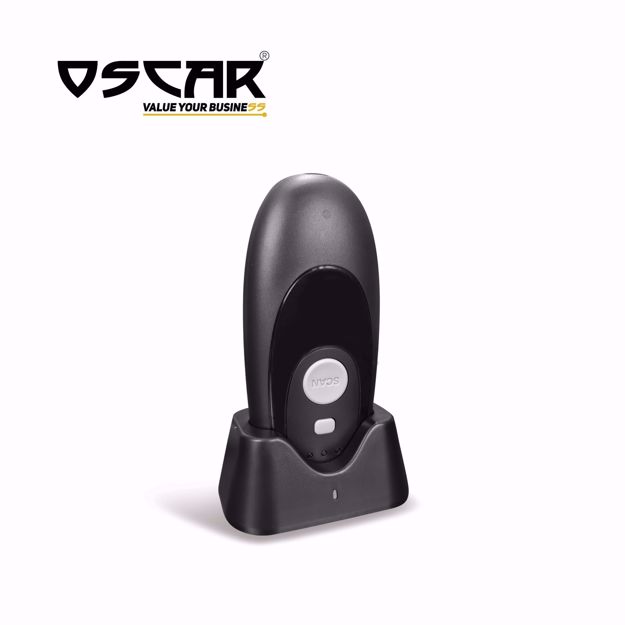 Picture of OSCAR Portobello - Area Imager 2D QR 1D - Portable Bluetooth Barcode Scanner Black