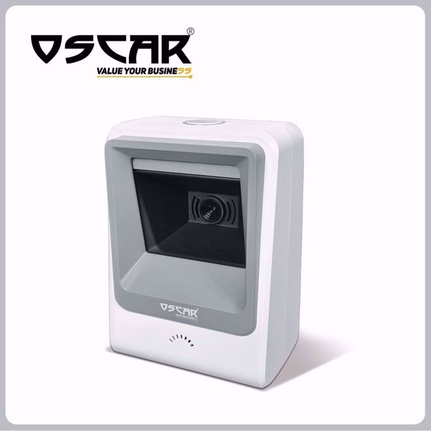 Picture of OSCAR UniBar CoreLite - Area Imager 2D QR 1D - Desktop Barcode Scanner White