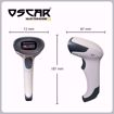 Picture of OSCAR UniBar II BT - Area Imager 2D QR 1D - Bluetooth Wireless Barcode Scanner White