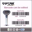 Picture of OSCAR UniBar II BT - Area Imager 2D QR 1D - Bluetooth Wireless Barcode Scanner White