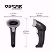 صورة OSCAR UniLite II BT - Area Imager 2D QR 1D - Bluetooth Wireless Barcode Scanner Black