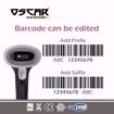 صورة OSCAR UniLite II BT - Area Imager 2D QR 1D - Bluetooth Wireless Barcode Scanner Black