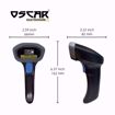Picture of OSCAR OS-60CBR PLUS - Wireless Area Imager 2D QR 1D - 2-in-1 Wireless Barcode Scanner Black