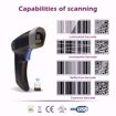 Picture of OSCAR OS-60CBR PLUS - Wireless Area Imager 2D QR 1D - 2-in-1 Wireless Barcode Scanner Black